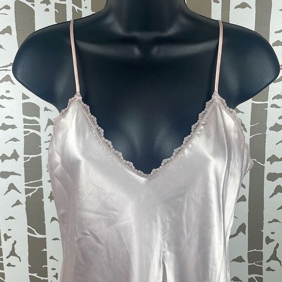 Lady Cameo Dallas Vintage Pink Satin Slip M - Picture 7 of 15